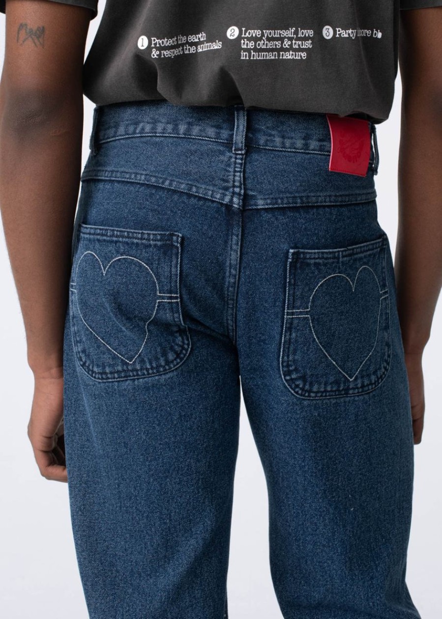 Vetements Carne Bollente | Le Love-Butt - Bleu Jean Delave